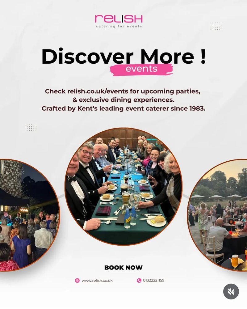 Relish event campaign post